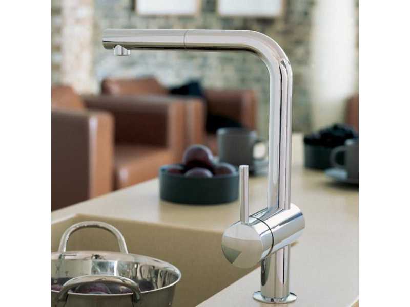 Купить Смеситель Grohe Minta 32168000 для кухонной мойки с выдвижным изливом