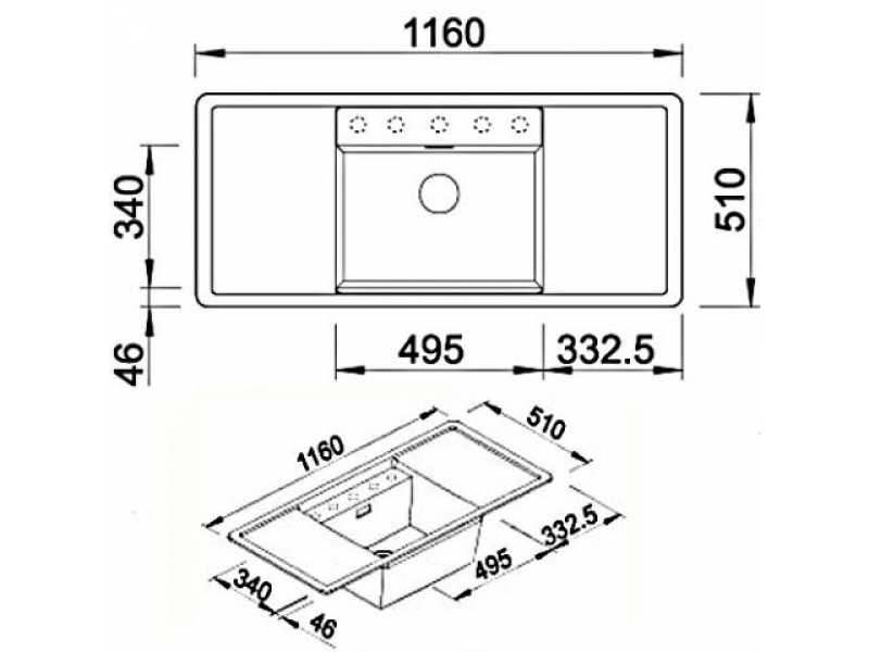 Купить Мойка Blanco Alaros 6 S 516720 с белыми досками, алюметаллик