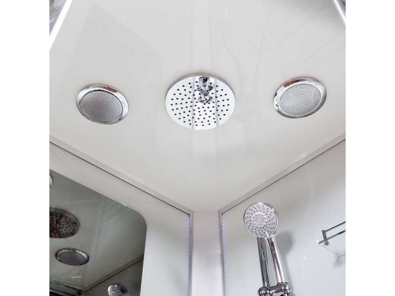 Купить Душевая кабина Deto A 102 L/R 120 x 80 см, с крышей, Led и гидромассажем