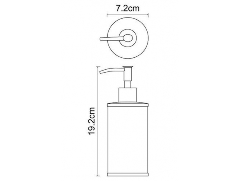 Купить Дозатор для жидкого мыла WasserKraft 5799