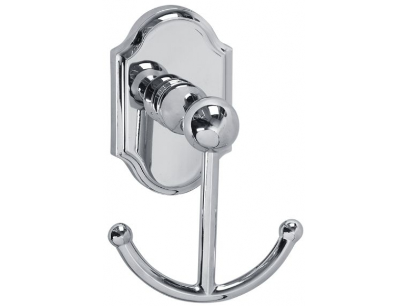 Купить Крючок двойной большой Veragio, хром VR.STD-7733.CR