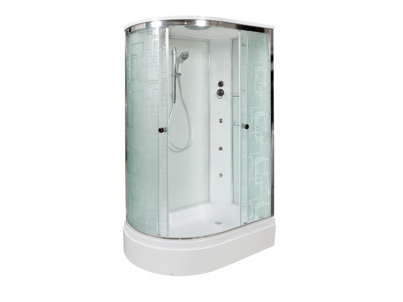 Купить Душевая кабина Deto Em EM2712 L/R гм 120 x 80 см, с крышей, с гидромассажем