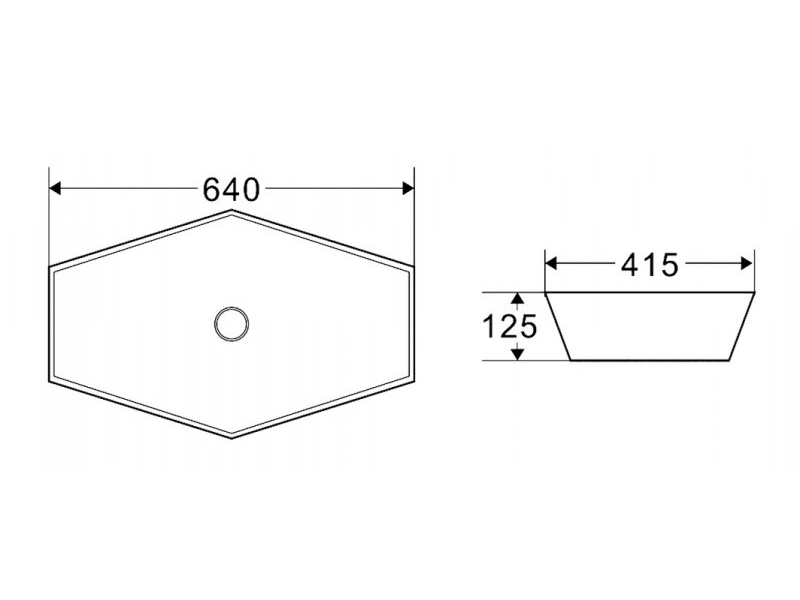 Купить Раковина накладная BelBagno BB1139, 64 х 41,5 х 12,5 см