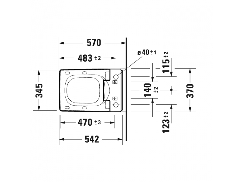 Купить Унитаз Duravit Viu 2511590000 37 x 57 см подвесной, безободковый, с креплением Durafix, белый