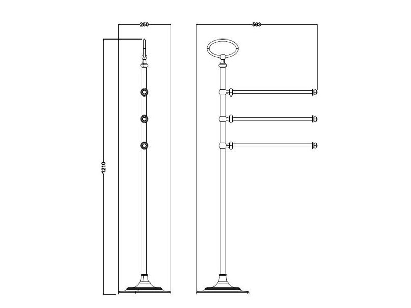 Купить Стойка Schein Saine Chrome 7053158