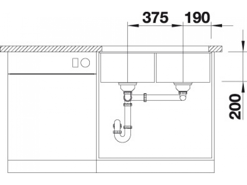 Купить Мойка Blanco Subline 350/350-U 523583, кофе