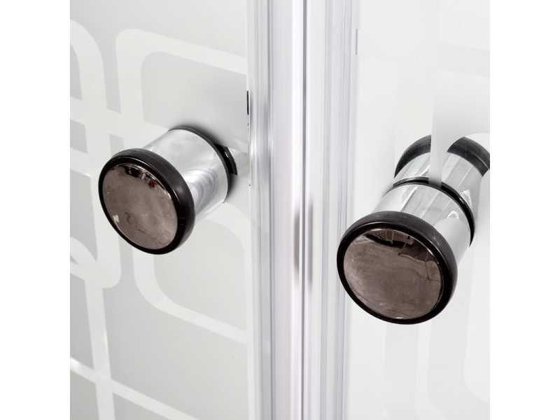 Купить Душевая кабина Deto Em EM2712 L/R N LED гм 120 x 80 см, без крыши, с Led подсветкой, с гидромассажем