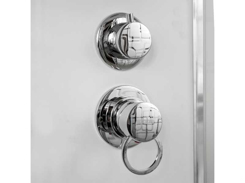 Купить Душевая кабина Deto Em EM2712 L/R N LED гм 120 x 80 см, без крыши, с Led подсветкой, с гидромассажем