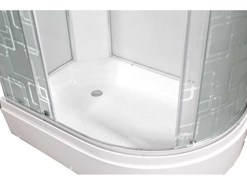 Купить Душевая кабина Deto Em EM2712 L/R N LED гм 120 x 80 см, без крыши, с Led подсветкой, с гидромассажем