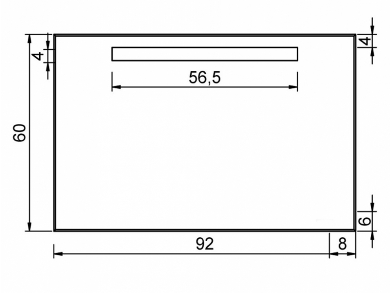 Купить Зеркало Aquanet TH-24C 92*60 00180756