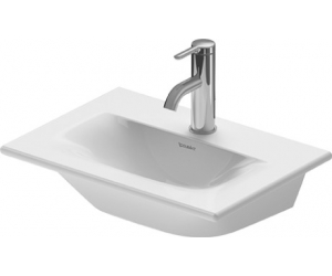 Раковина Duravit Viu 07334500411 45 x 31 х 16 см накладная, покрытие WG, белый