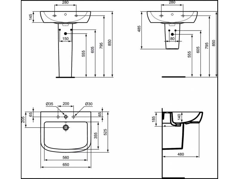 Купить Раковина Ideal Standard Tempo T056301