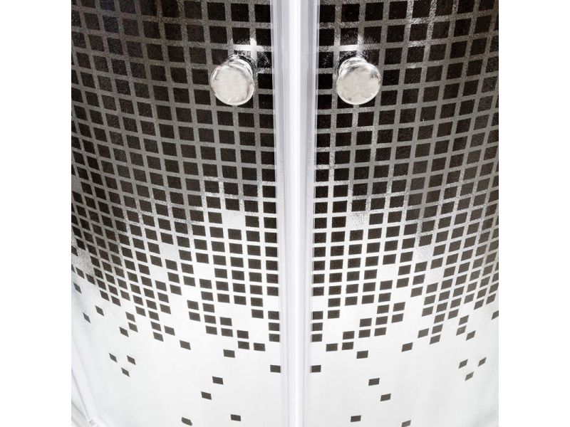 Купить Душевая кабина Deto L 810, 100 x 100 x 215 см, с электрикой и гидромассажем