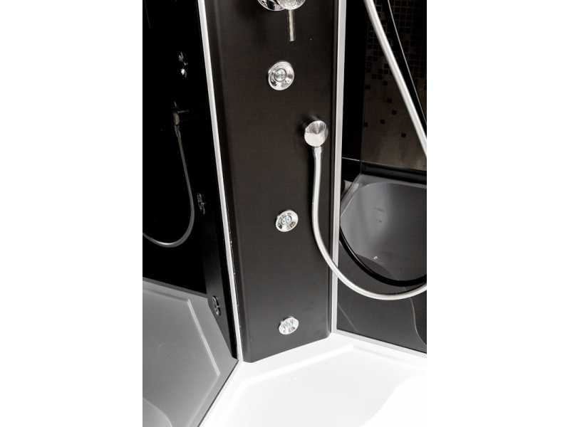 Купить Душевая кабина Deto L 810, 100 x 100 x 215 см, с электрикой и гидромассажем