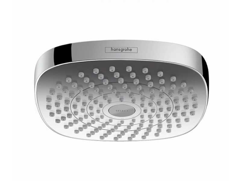 Купить Верхний душ Hansgrohe Croma Select E 180 26524000, 18х18 см, 2 типа струи, без держателя, хром