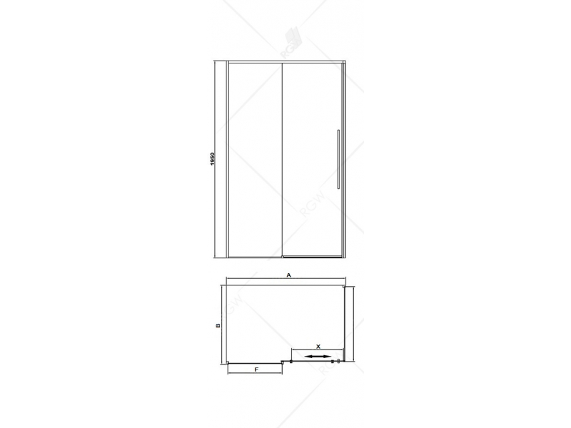 Купить Душевой уголок RGW SV-42-B 32324290-14 100 х 90 см прямоугольный, черный