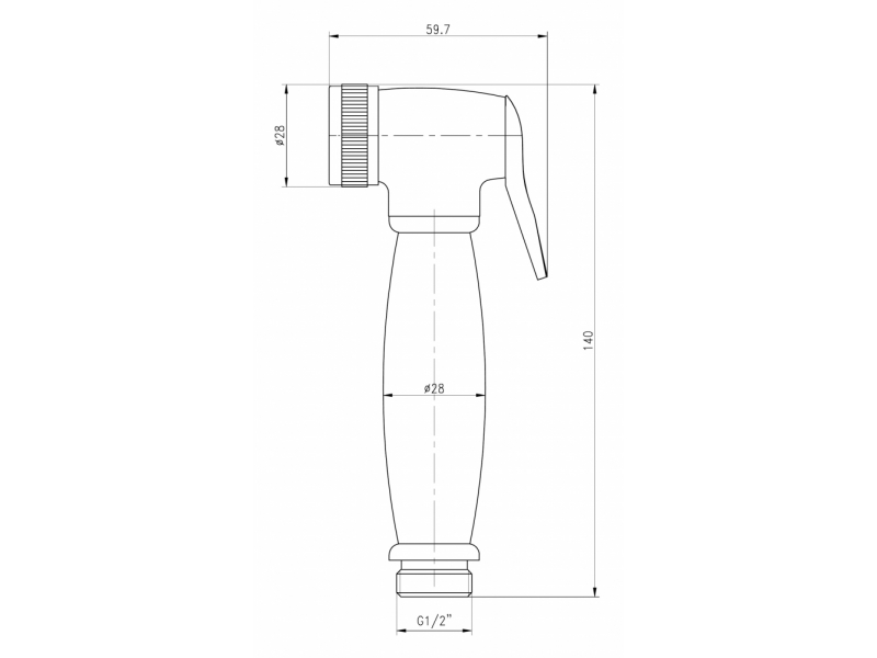 Купить Гигиенический душ Aquanet Cinetic FT01001.00, хром, 246849