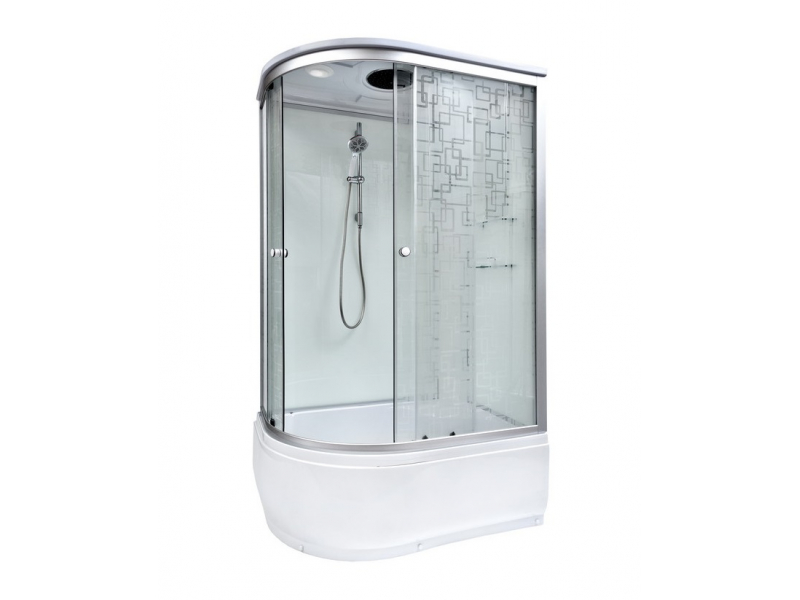 Купить Душевая кабина Deto Em EM4511 L/R 110 x 80 см, с крышей, стандартная