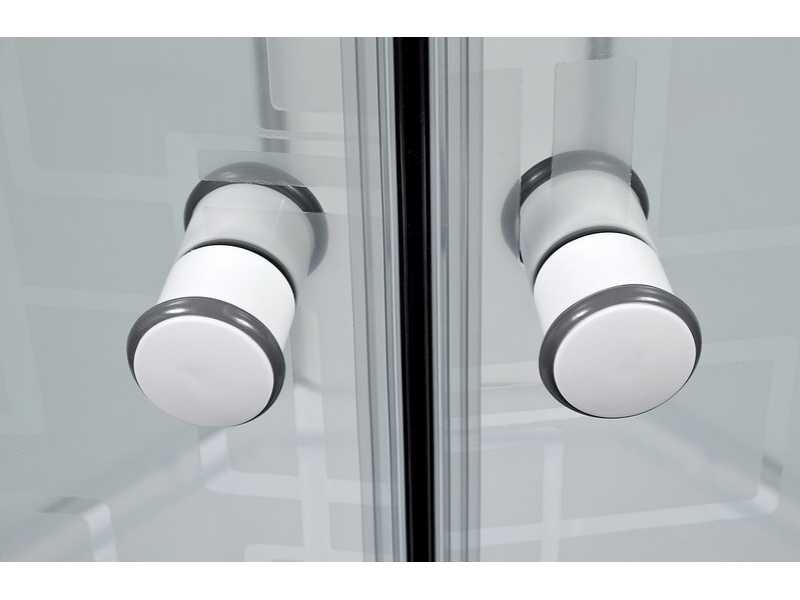 Купить Душевая кабина Deto Em EM4511 L/R 110 x 80 см, с крышей, стандартная