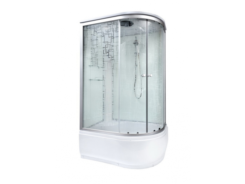 Купить Душевая кабина Deto Em EM4511 L/R 110 x 80 см, с крышей, стандартная