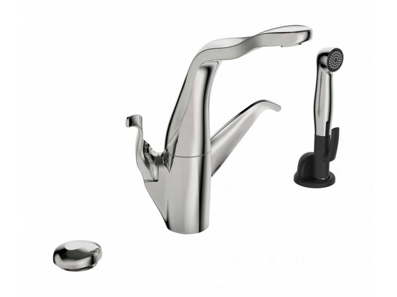 Купить Смеситель для кухни Oras Alessi Swan by Oras 8223F со Smart кнопкой и ручным душем Smart