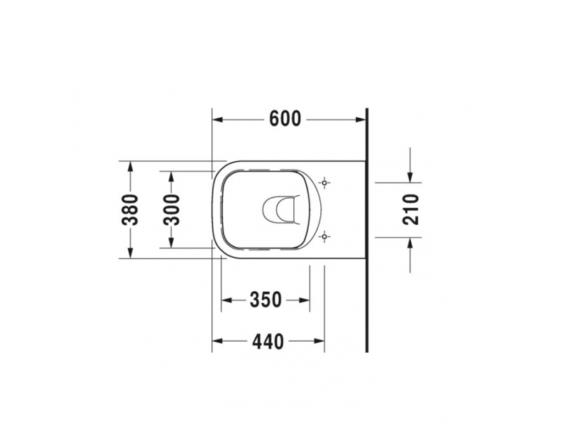 Купить Приставной унитаз P3 Comforts 2166090000, безободковый