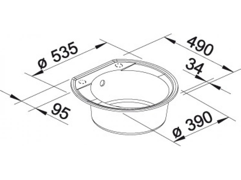 Купить Мойка Blanco Rondoval 45 515676, кофе