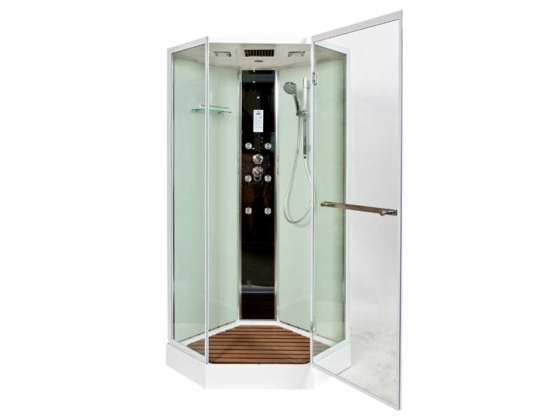 Купить Душевая кабина Deto Z Z900 Mictic 90 x 90 x 220 см с гидромассажем, хром