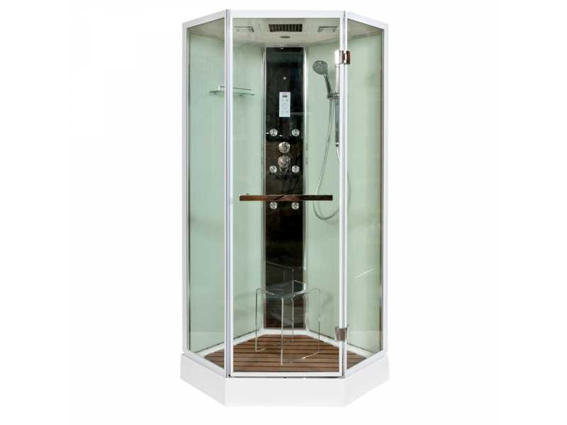 Купить Душевая кабина Deto Z Z900 Mictic 90 x 90 x 220 см с гидромассажем, хром