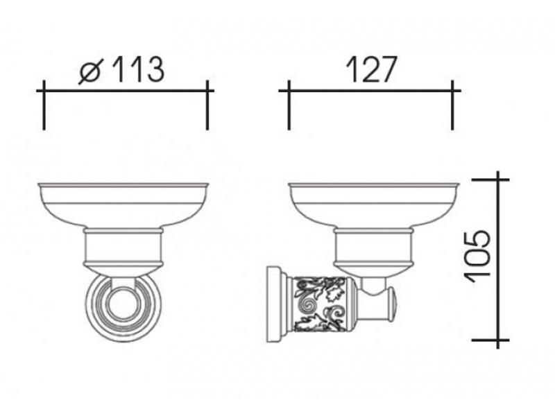 Купить Мыльница к стене Schein Carving 7065004