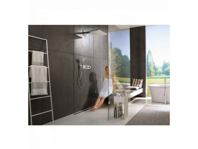 Купить Смеситель Hansgrohe RainSelect для душа, термостатический, черный/хром, 15356600