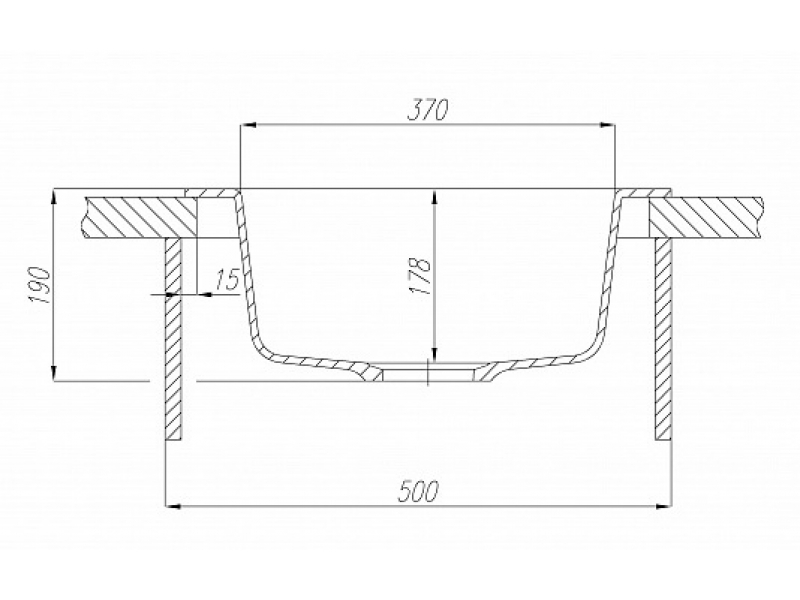 Купить Кухонная мойка Акватон Иверия круглая, кофе, 1A711032IV280