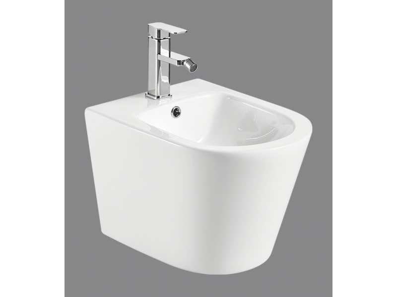 Купить Подвесное биде BelBagno Flay-R, белое, BB053BH