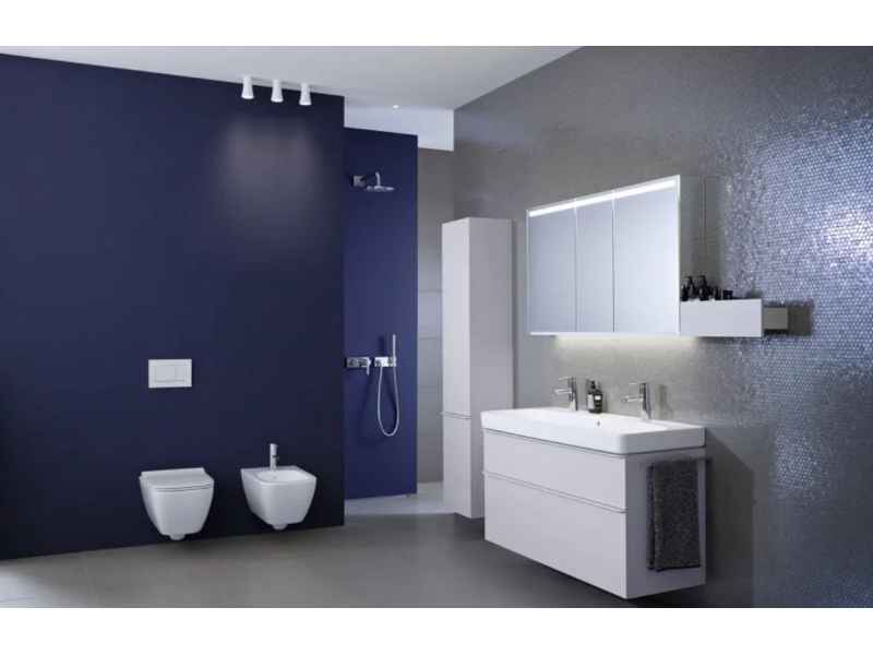 Купить Тумба под раковину Geberit Smyle Square 500.355.JL.1, 120 см, цвет песчаный глянец