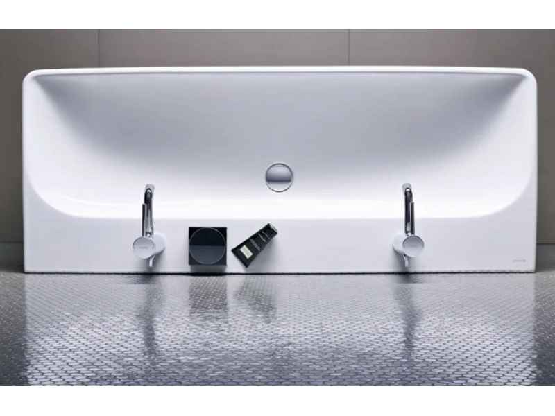 Купить Тумба под раковину Geberit Smyle Square 500.355.JL.1, 120 см, цвет песчаный глянец
