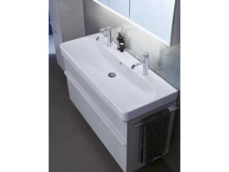 Купить Тумба под раковину Geberit Smyle Square 500.355.JL.1, 120 см, цвет песчаный глянец
