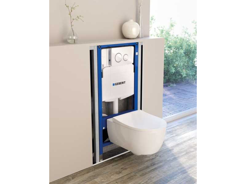 Купить Инсталляция Geberit с безободковым унитазом Geberit iCon, 500.300.01.I, сиденье микролифт, комплект Идеальная пара