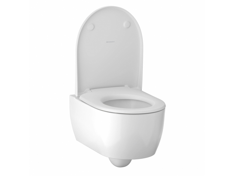 Купить Инсталляция Geberit с безободковым унитазом Geberit iCon, 500.300.01.I, сиденье микролифт, комплект Идеальная пара