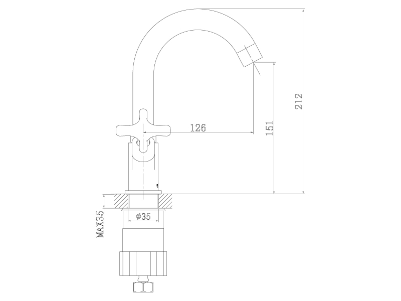 Купить Смеситель для раковины Rossinka RS39-62U