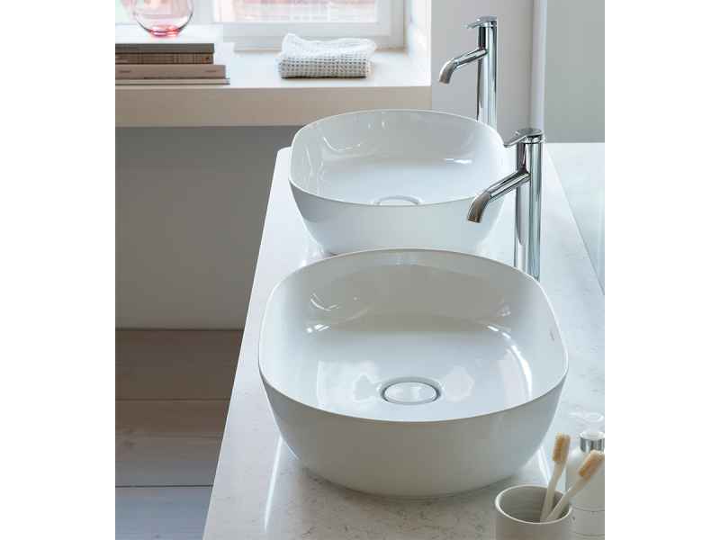 Купить Раковина накладная Duravit Luv 0379600000, 60 х 40 х 14 см, белая