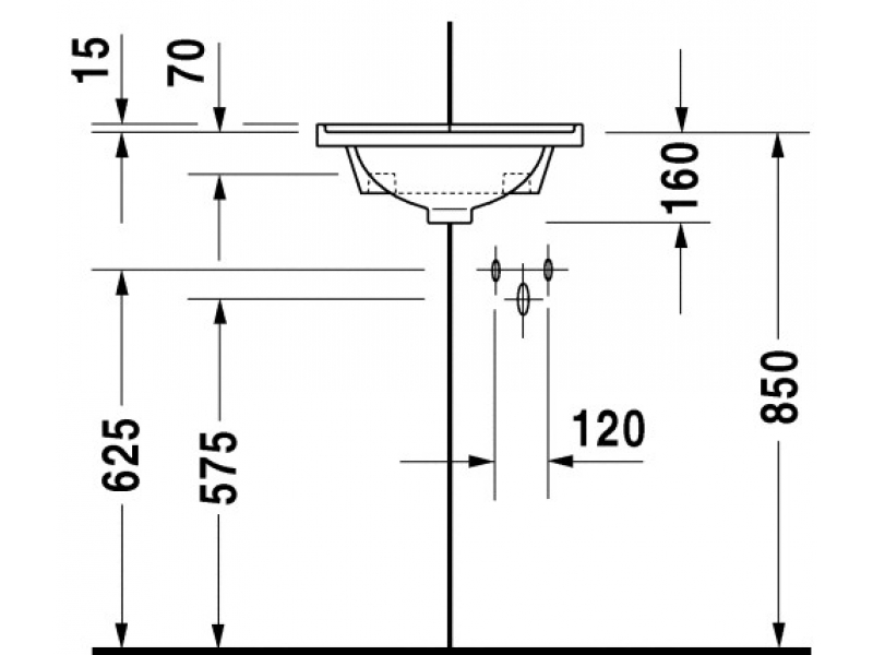 Купить Раковина Duravit Starck 3 0752440000, 31*31 см угловая