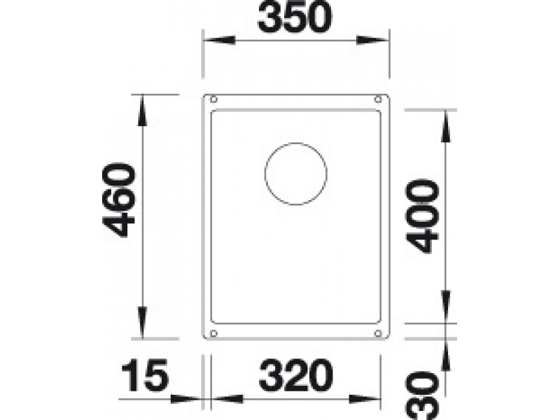 Купить Мойка Blanco Subline 320-U 513403, жасмин