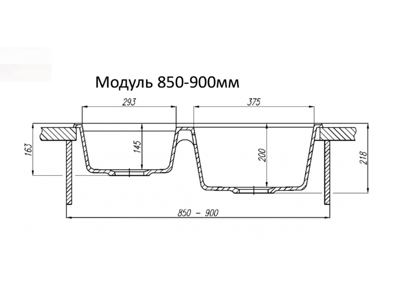 Купить Кухонная мойка Акватон Делия 78 DBL 1A723132DE250 78 x 52 x 21.8 см, шелк