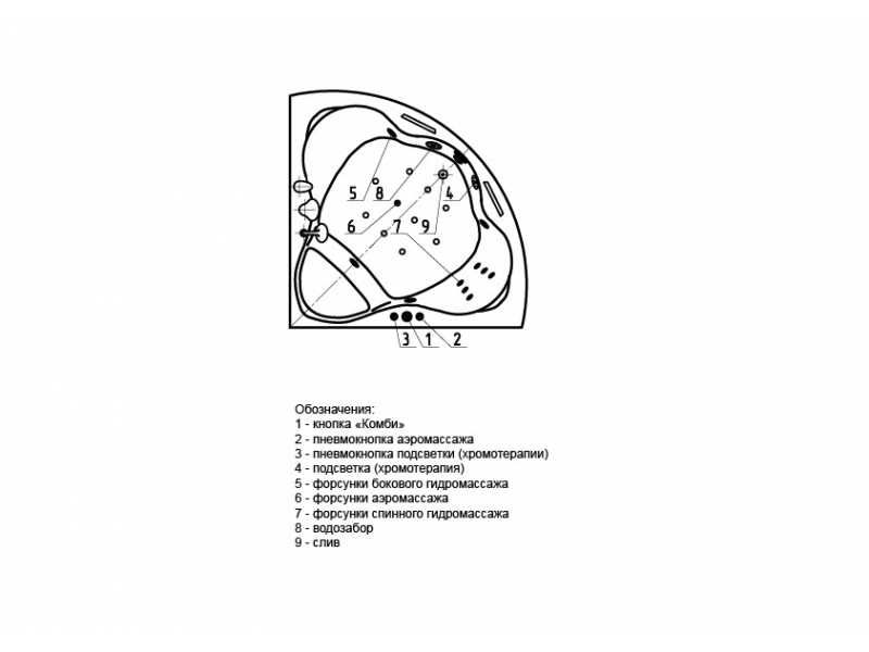 Купить Акриловая ванна Aquatek Галатея 135x135 см