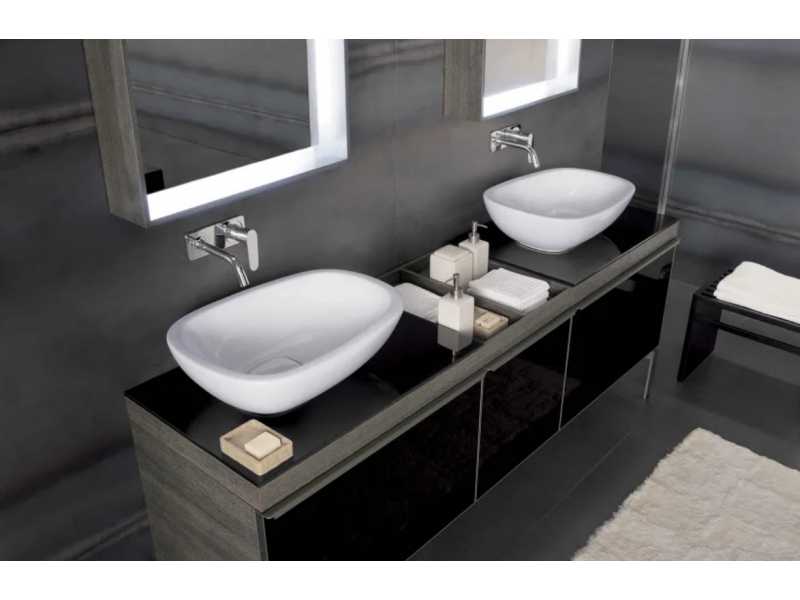 Купить Раковина Geberit Citterio 500.543.01.1, 56 х 40 см, с донным клапаном, белая