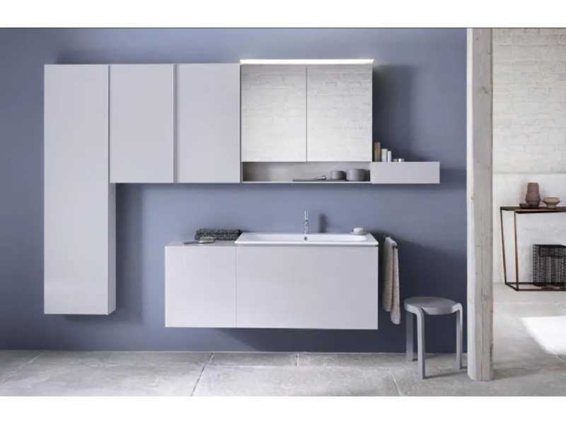 Купить Шкаф подвесной Geberit Acanto 500.639.JL.2, 45 см, цвет песочно-серый