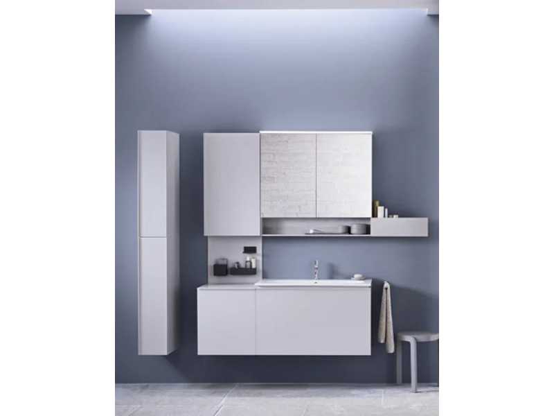 Купить Шкаф подвесной Geberit Acanto 500.639.JL.2, 45 см, цвет песочно-серый