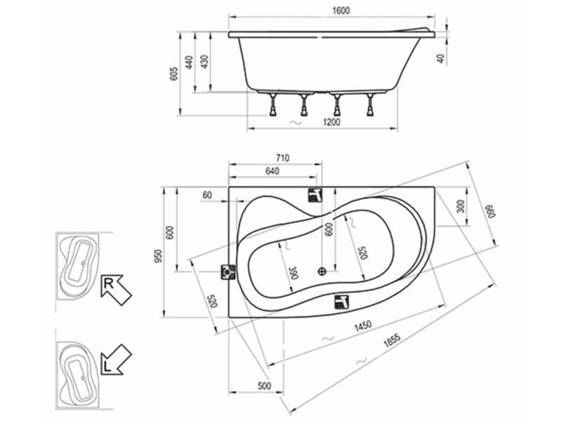 Купить Акриловая ванна Ravak Rosa 95 160 х 95 см, левая/правая, белая, C571000000/C581000000