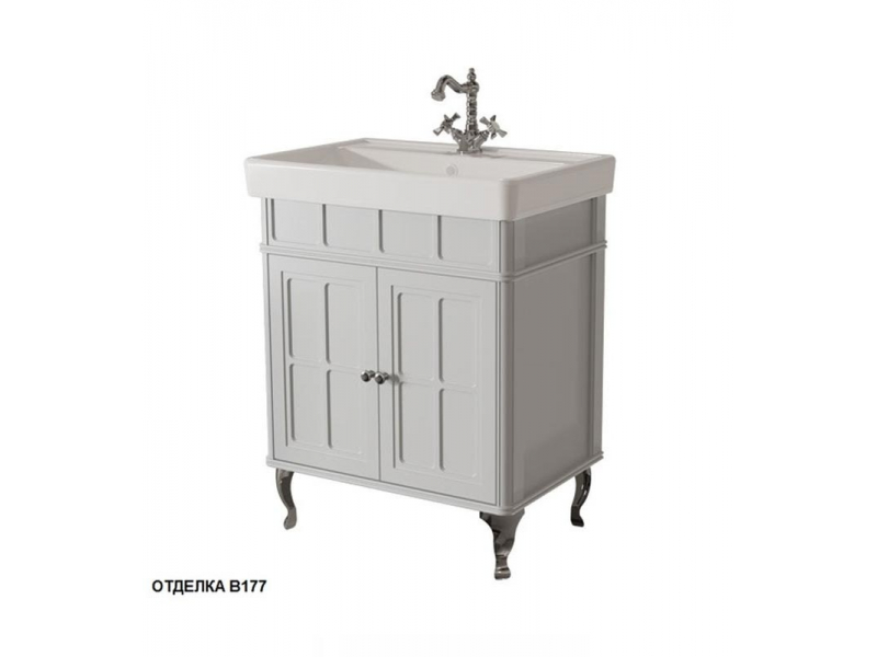 Купить Тумба под раковину Caprigo Borgo 70 33418, цвет B-177 bianco grigio