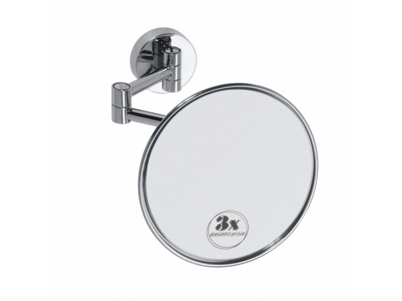 Купить Косметическое зеркало Bemeta Omega 112101521 14 x 22 x 14 см, без подсветки, хром